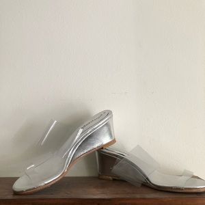 Jeffery Campbell clear wedges
